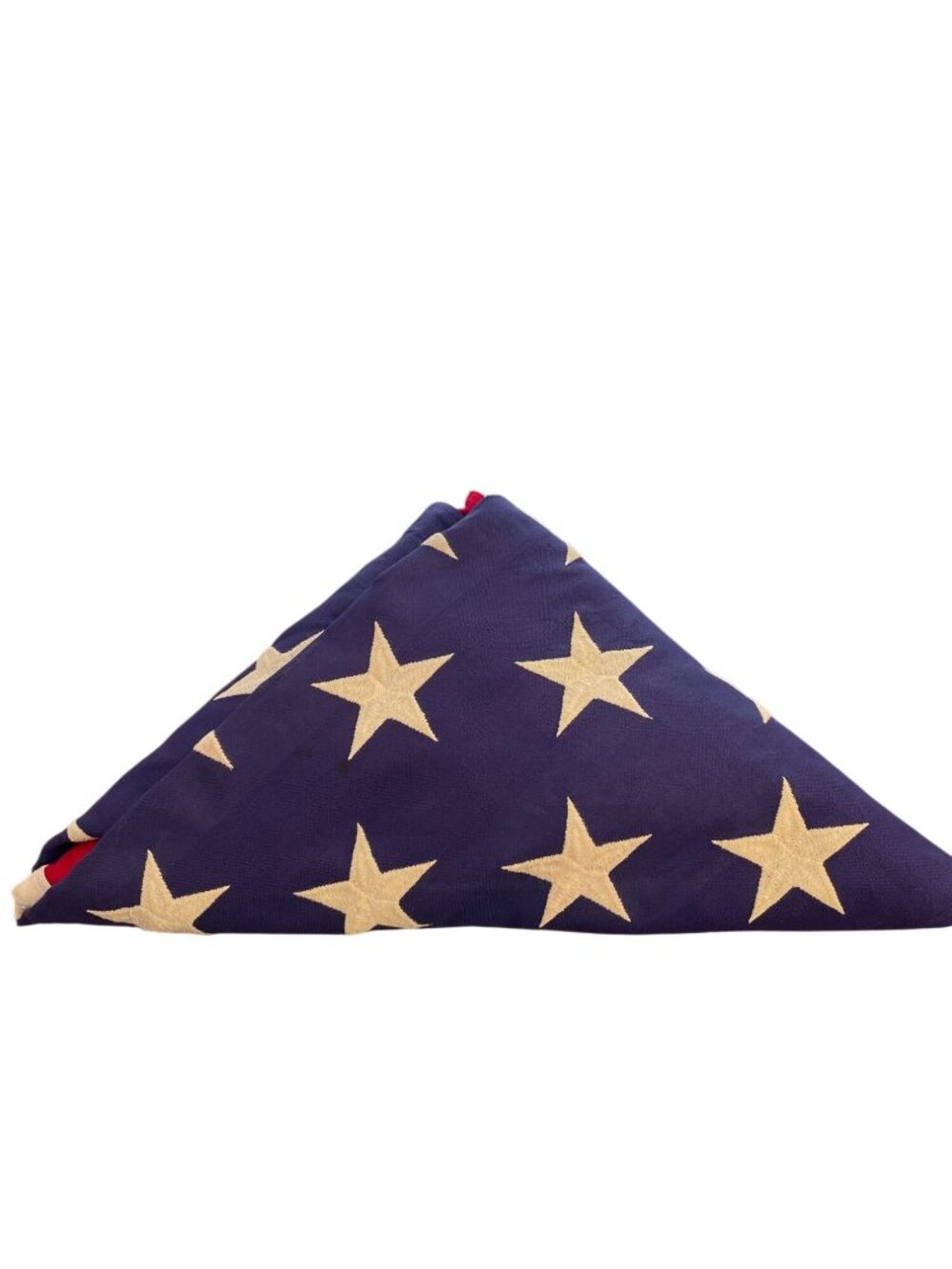 Vintage Valley Forge BEST 100% Cotton 5x9.5 American Flag Veteran Burial Casket